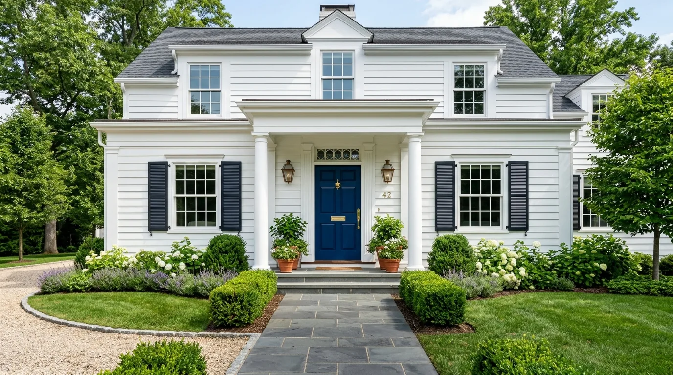 Bold Front Door Makeover for 10 front porch ideas to boost curb appeal fast